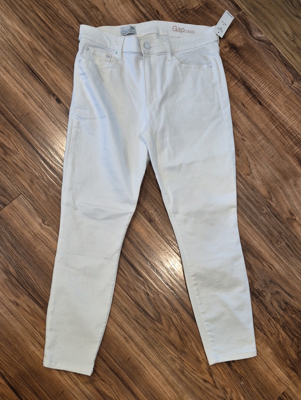 💙 GAP White Slim Skinny Jeans